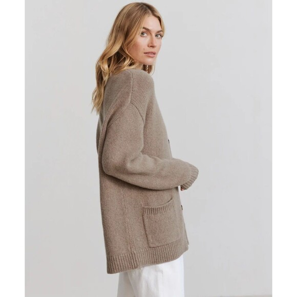 JENNI KAYNE Cashmere Spencer Cardigan 100% Cashmere Size Small MSRP $595 - Picture 3 of 6